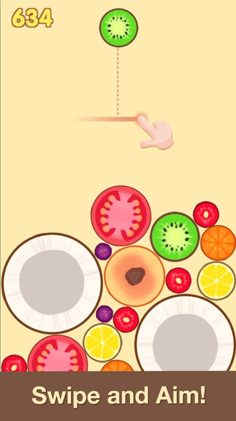Merge Watermelon Challenge gameplay screenshot — basic free watermelon merge